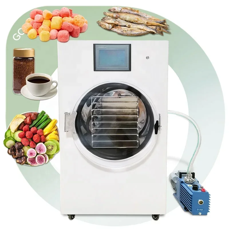 Lyophilizer Dry Drying Large Home Meat Commercial Food Machine China Freeze Dryer for Coffee Micro Greens