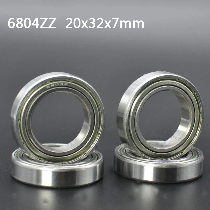 6804ZZ 20x32x7mm  Thin Wall Metal Shielded Rubber Sealed Bearing Ball Bearings