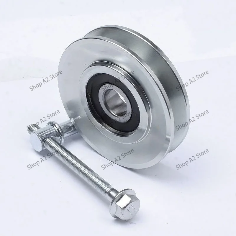 Excavator air conditioner belt tensioner assembly (with adjusting screw)