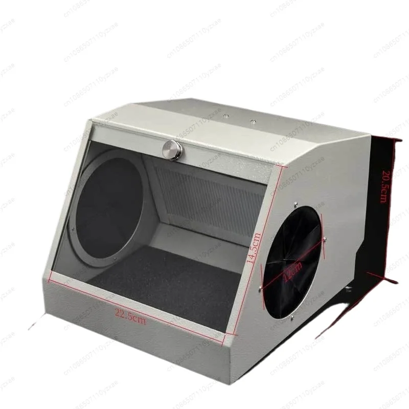 

Sandblasting dust box Dental technician grinding box Eliminating speaker LED lighting Double exhaust,sandblasting polishing dust