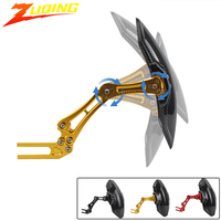 Motorcycle Adjustable Imitation carbon fiber aluminium alloy Rear Wheel Fender Mudguard Universal Extender Scooters Accessories