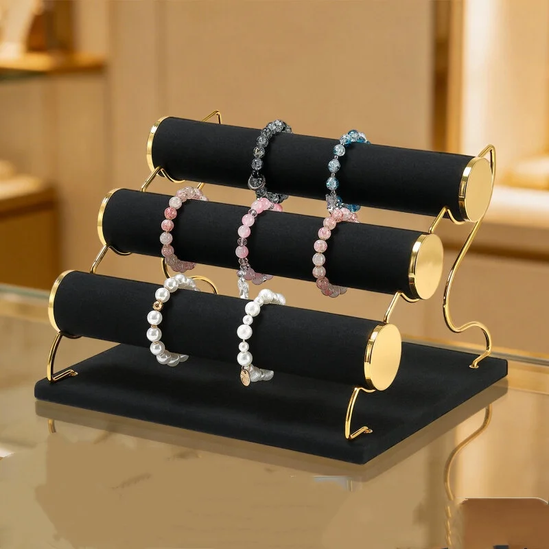 Hand Chain Display Stand Metal Watch Organizer Stand Hand Holding Jewelry Bracelet Display And Storag