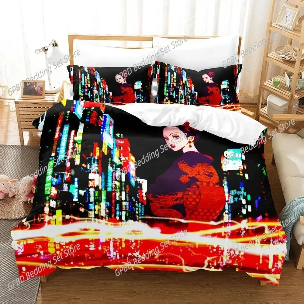 Anime NANA Comfortable Duvet Quilt Cover Pillowcase Bedding Set Children Bedroom Decoration Home Textile