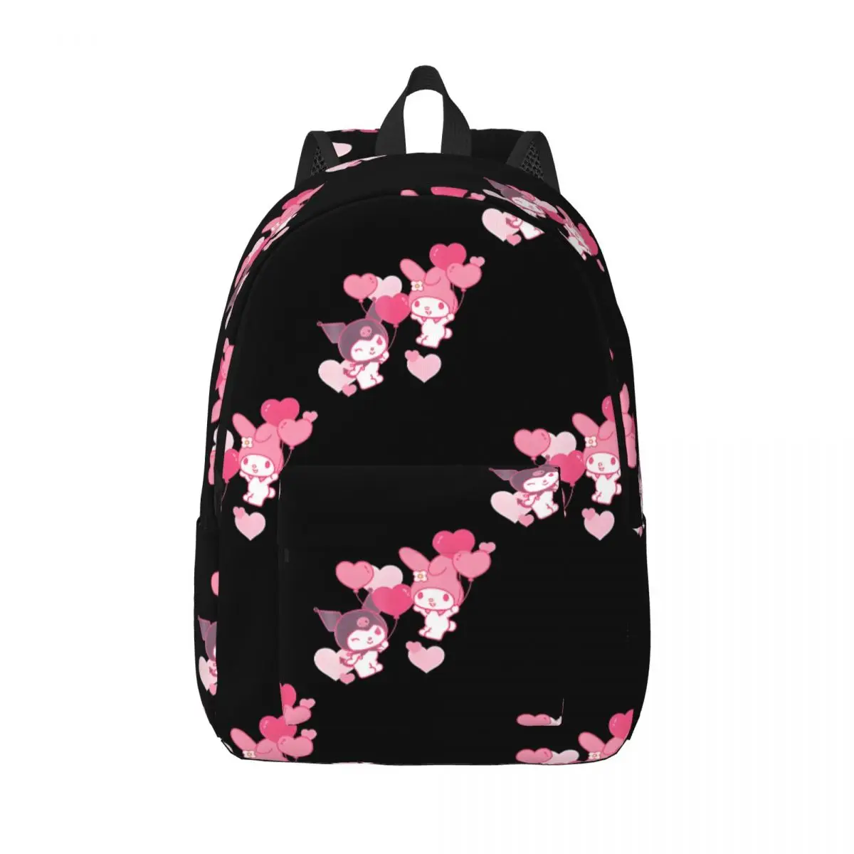 

My Meldy And Kuromi Valentines Day Hearts Ideas Love Multi Compartment Kindergarten Bag Sanrio Dual-Use Daypack Outdoor