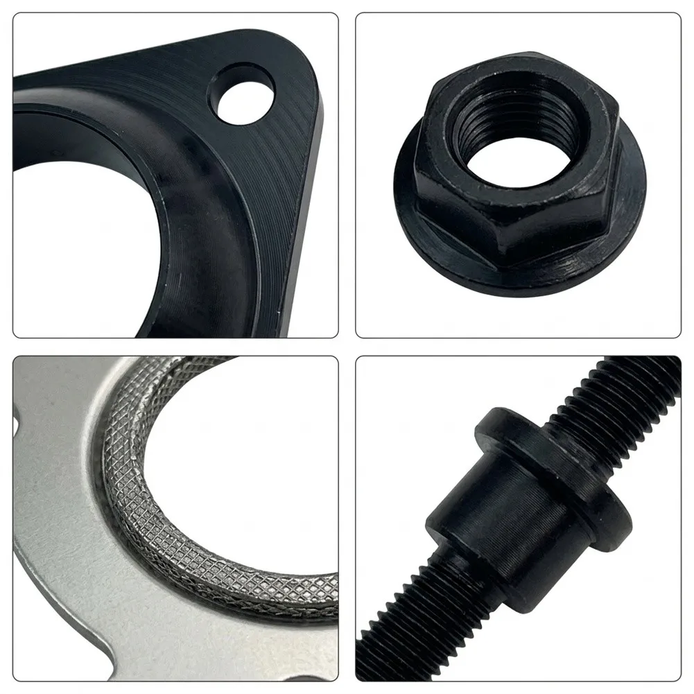 For Exhaust System Repair Flange Hardware Set Pipe Adapter Seal For Exhaust Leak Fix Engine Gasket Heat Resistant Material