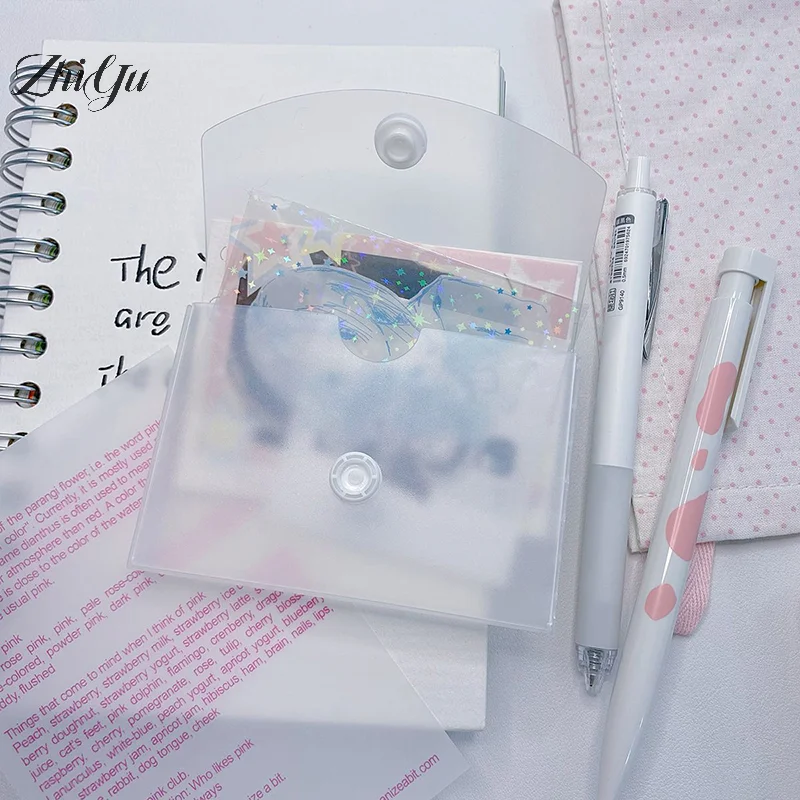 

Portable Mini A8 Storage Box Transparent Pocket Storage Box Large Capacity Photocard Storage Box Dustproof Photo Card Organizer