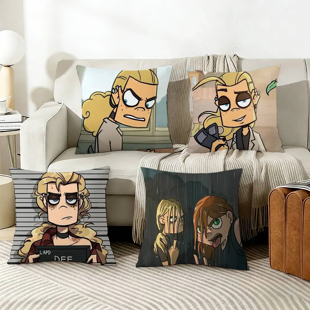 D-Dee M-Metal Family Various Sizes Square Pillow Case For Car Home Bedchamber Decor