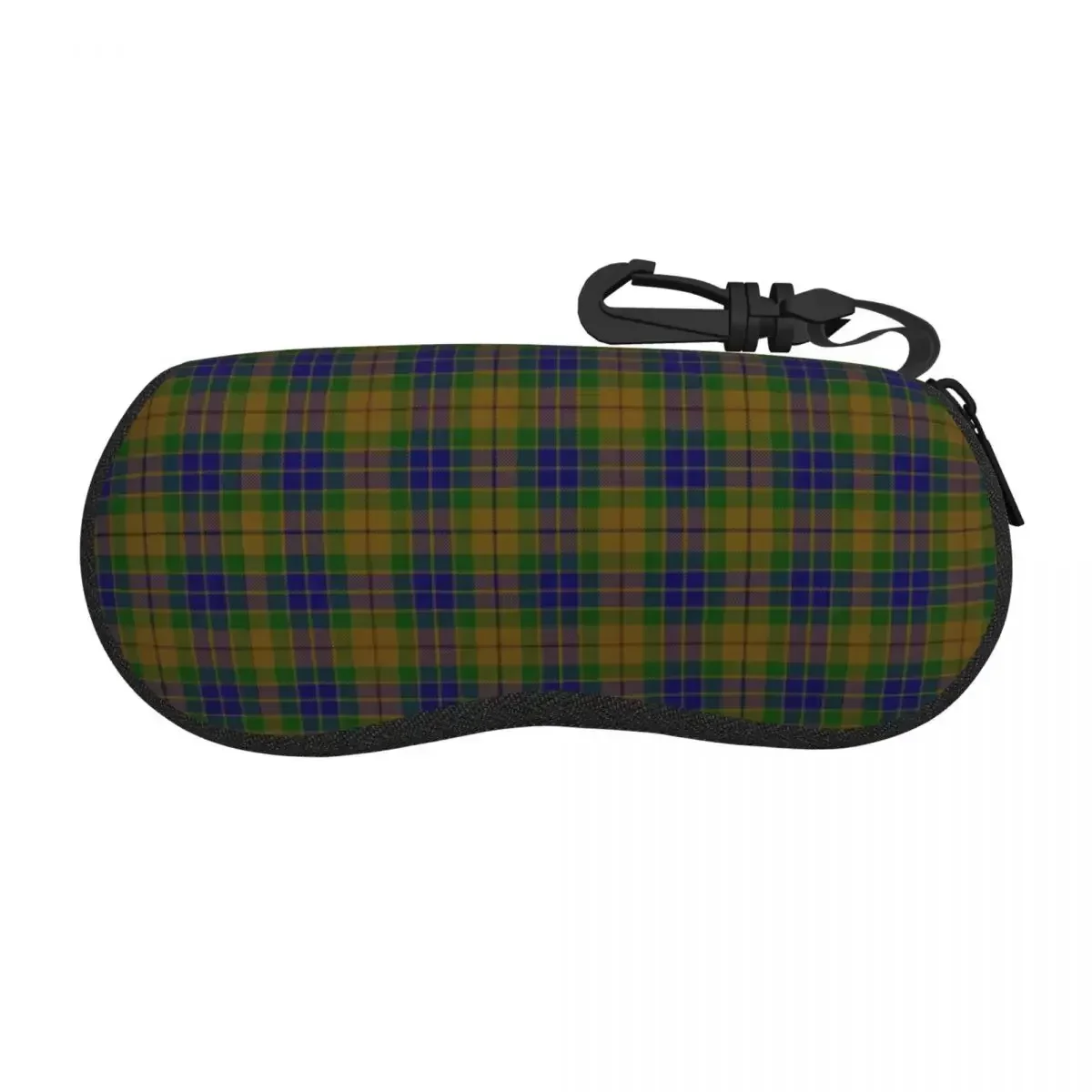 Custom Scotland Clan Black Watch Tartan Plaid Shell Glasses Case Unisex Scottish Art Eyeglasses Case Sunglasses Protector Box