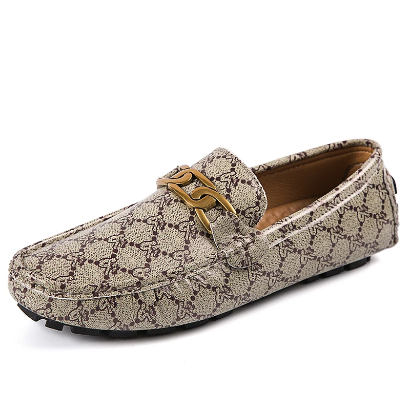 

Designer Men Loafers Leather Moccasins Handmade Driving Shoes Italian Shoes Luxury Brand Mens Loafers Big Size 48 Man Flats
