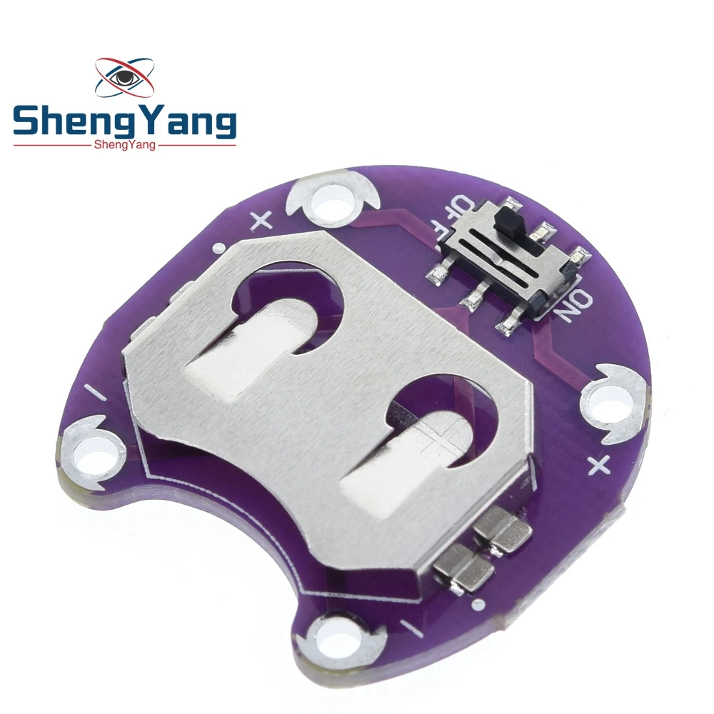 tzt-lilypad-Держатель-батарейки-типа-«таблетка»-cr2032-Модуль-крепления-батареи-для-arduino-diy-kit