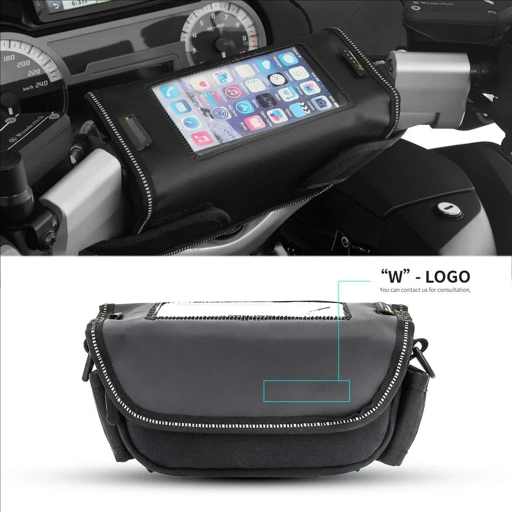 2016 2017 Motorcycle Accessories Handlebar Bag Phone Holder Storage Package For BMW K1600B K1600GT K1600GTL K1600GA K 1600 B GT