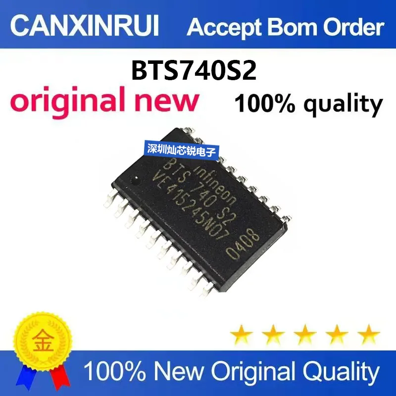 (5-100pieces)Brand new original BTS740 BTS740S2 Mazda 3 turn signal driver chip