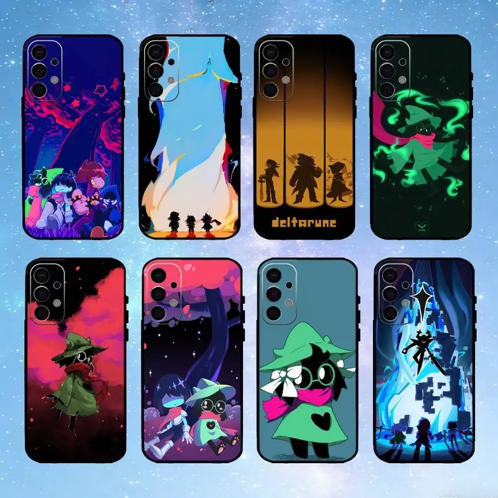 

Game D-D-Deltarune Phone Case For Samsung S25,24,23,22,30,21,10,9,Ultra,Plus,FE 5G Black Soft Case