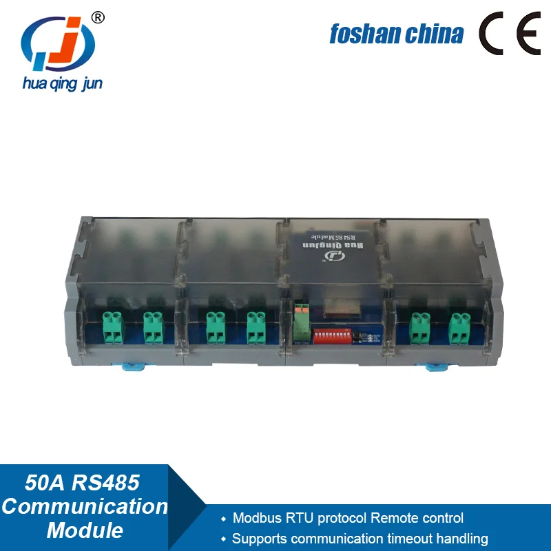 12-channel RS485 Ethernet Relay Module 50A Modbus RTU TCP MQTT HF165F-50A Hongfa Single Open RJ45 Relays for Water Pumps