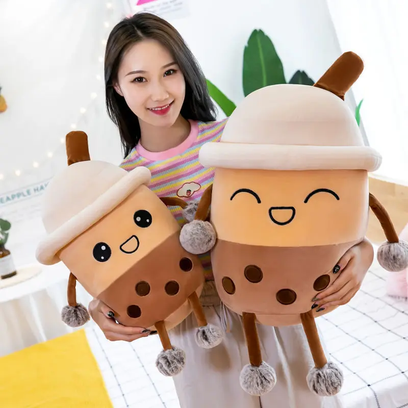 

Plush Toy Cute Doll Creative Pearl Milk Tea Cup Girl's Birthday Gift Doll Super Soft Pillow Doll