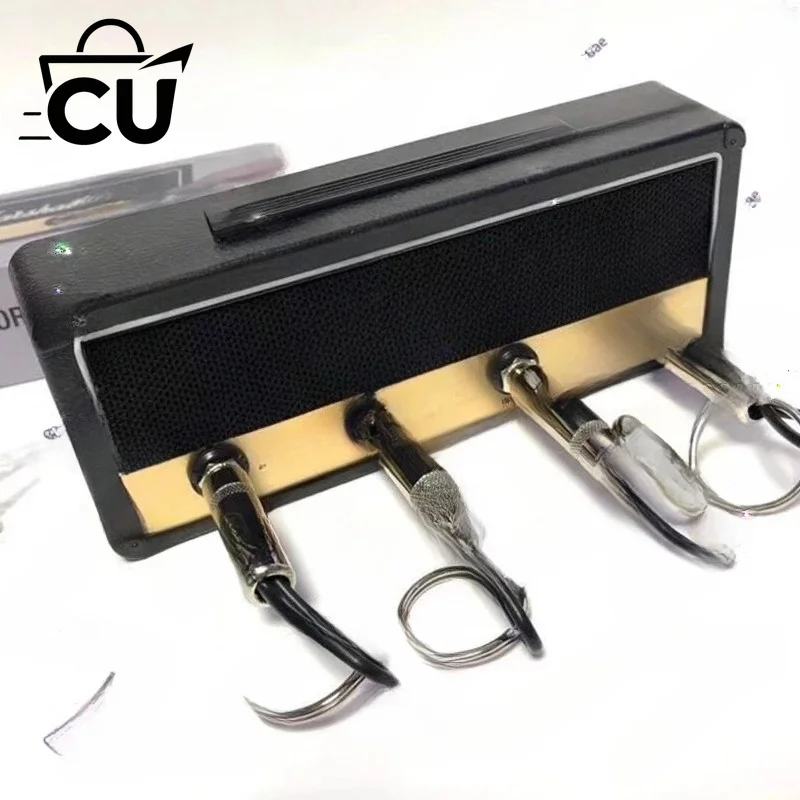 Audio keychain speaker suspension socket hanging key wall mounted key storage box base