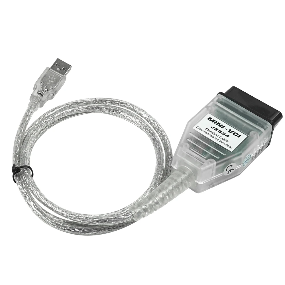 V18.00.008 MINI VCI For TOYOTA TIS Techstream Mini VCI FTDI FT232RL Chip J2534 OBD2 Car Diagnostic Cable OBD2 Auto Scanner - view 5