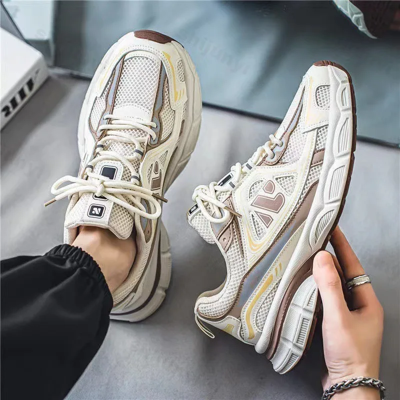 Herrenmode Outdoor Casual Schuh 2025, Lace Up Plattform Turnschuhe Komfort Laufschuhe Männer Training Schuhe Zapatillas De Hombre