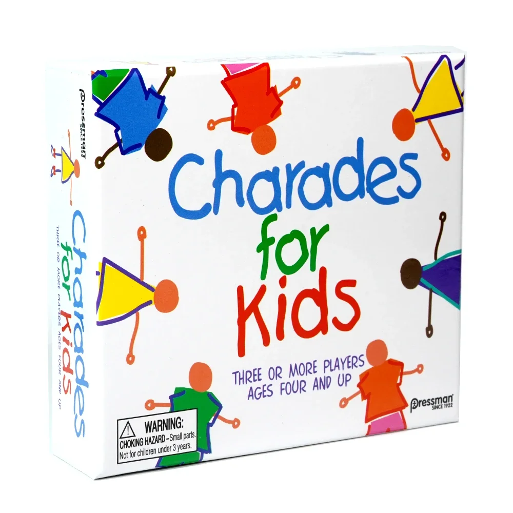 Pressman Charades For Kids Card Game The No Reading Required Family Game The Classic Game Of Charades