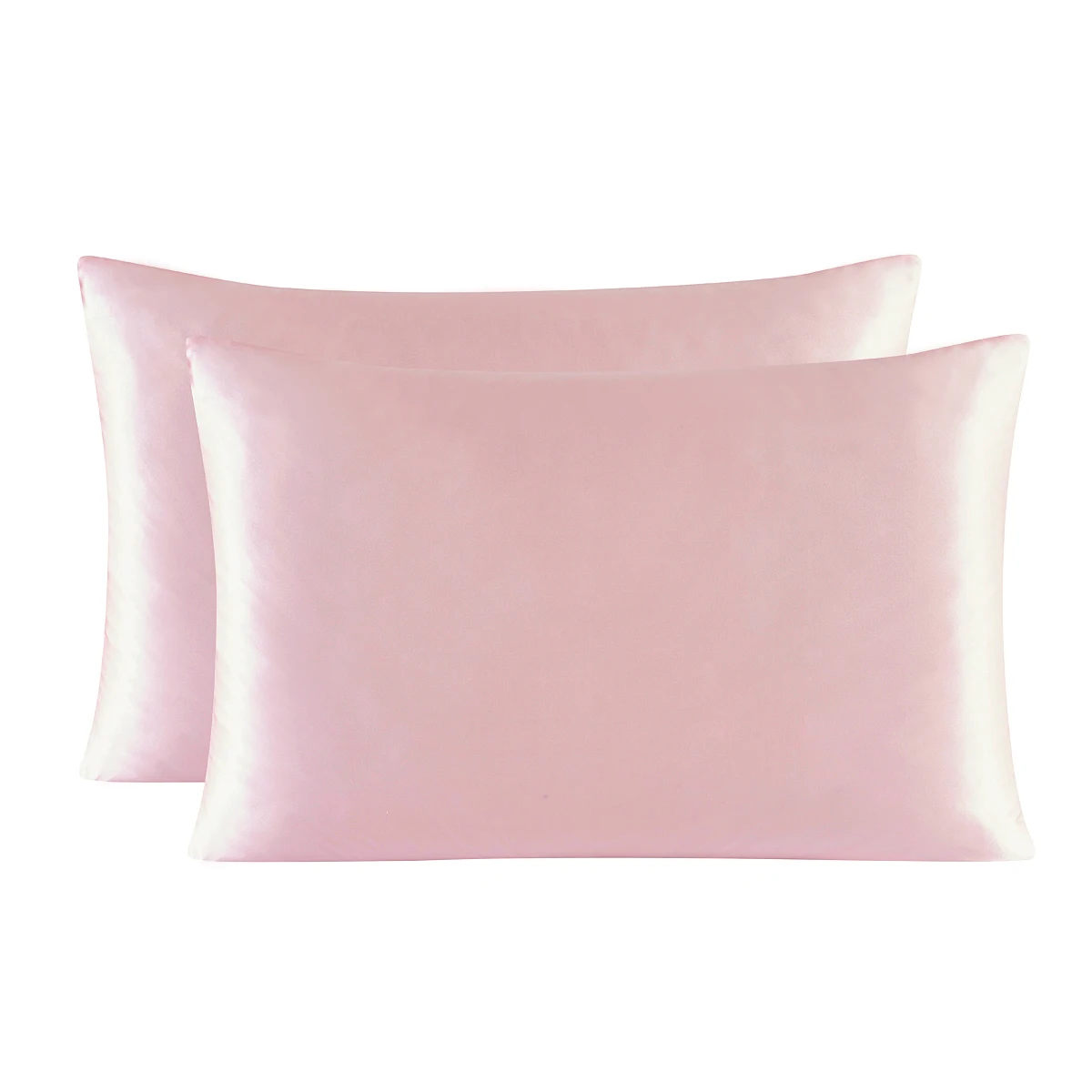 1pair Zipper Pillowcase Both Sides 100% Mulberry Nature Silk Pillow Case For Healthy Single Pillow Cover