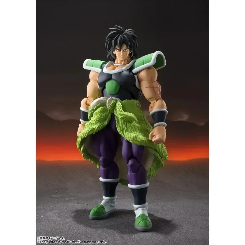 In Stock Bandai Original Dragon Ball GOKU SHF Super Saiyan Broly Anime Action Figures Model Toys PVC Collection Holiday Gifts WY