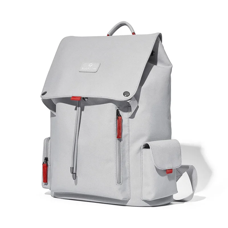 حقيبة ظهر للكمبيوتر للرجال من القماش، حقيبة مدرسية عالية الجودة، ذات سعة كبيرة، حقيبة سفر للتنقل لطلاب الجامعات