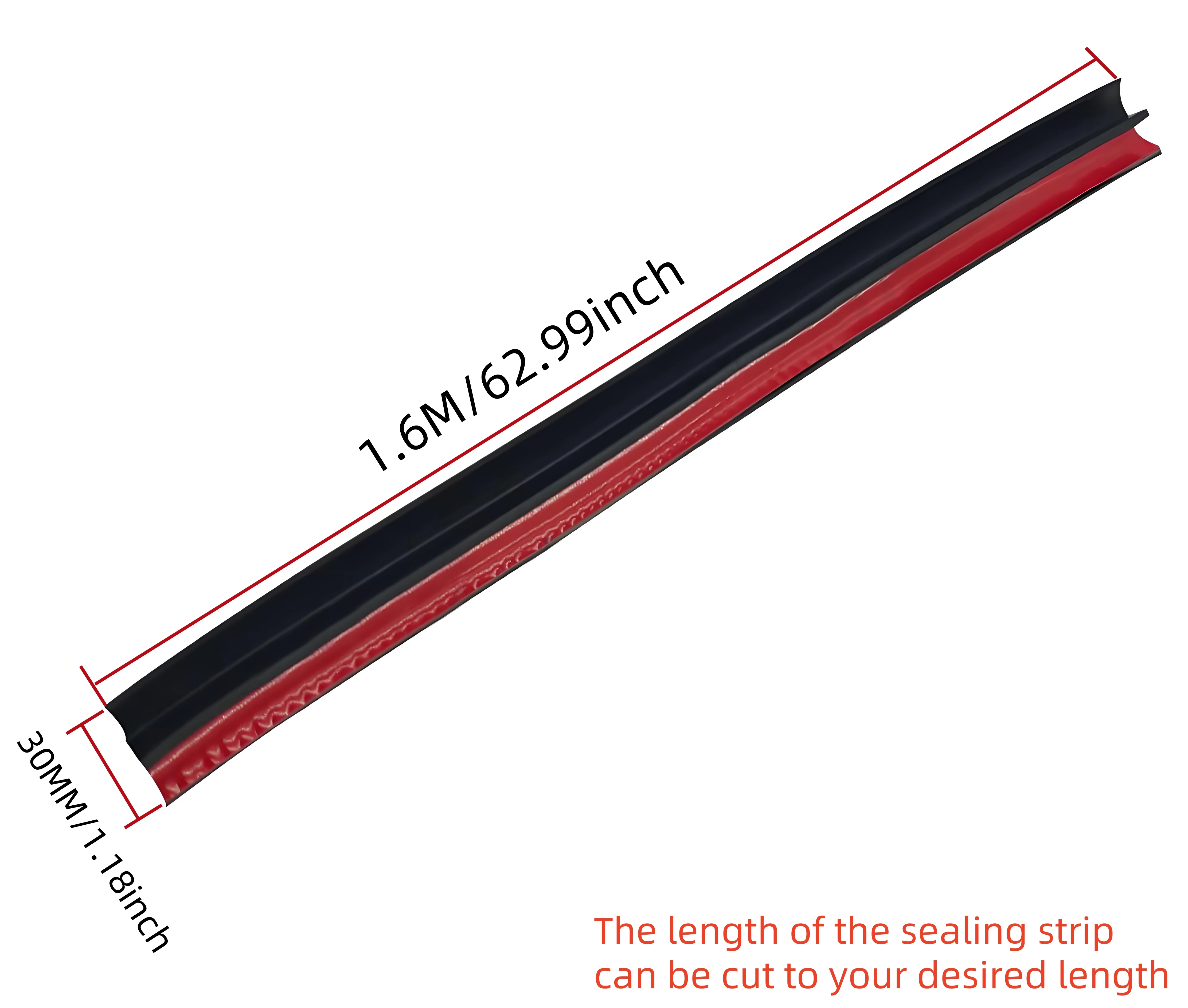 Rubber Car Windshield Seal Strip Roof Window Edge Seal Protector Strip for Jeep Wrangler JK JL 2007-2026 Exterior Accessories