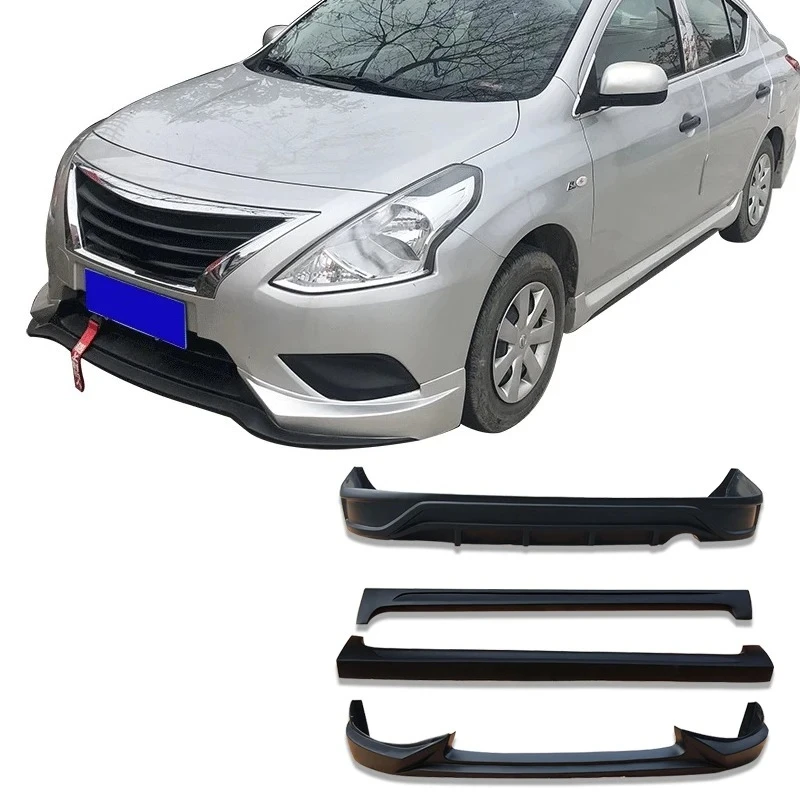 

Для Nissan Sunny 2014-2016 передняя губа задняя боковая юбка высокого качества ABS материал заводской магазин