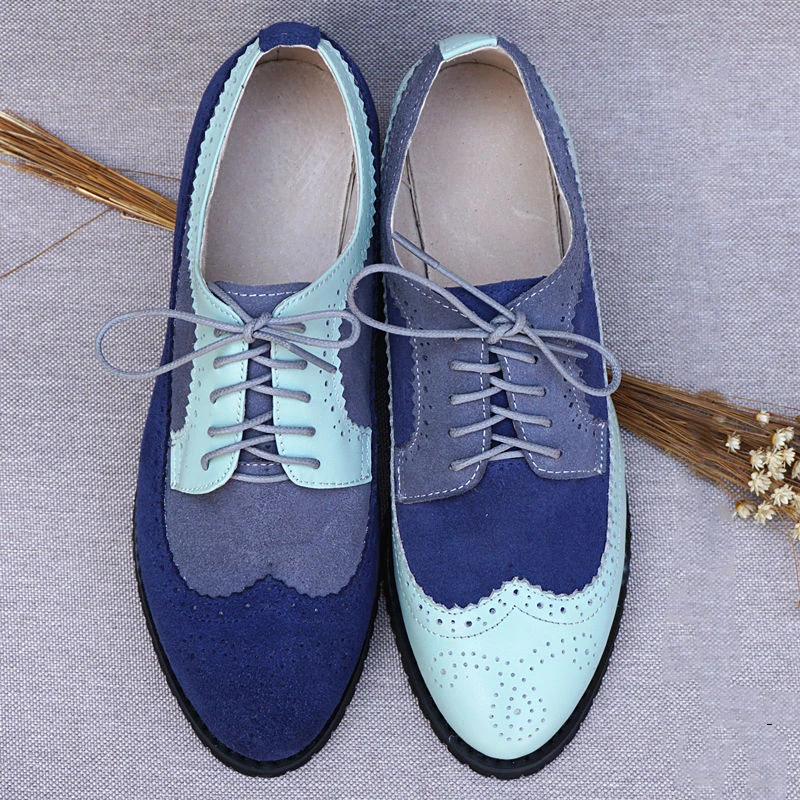 

Women's Leather Summer Platform Sneakers Flat Casual Oxford Shoes Loafers Moccasins Spring Vintage for Woman Trend New