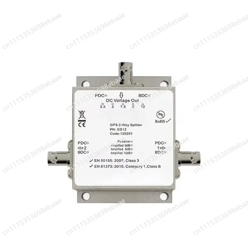 GPS/BeiDou 1-to-2 power divider, GNSS surveying and mapping dedicated high-isolation distributor GS12（No power supply）