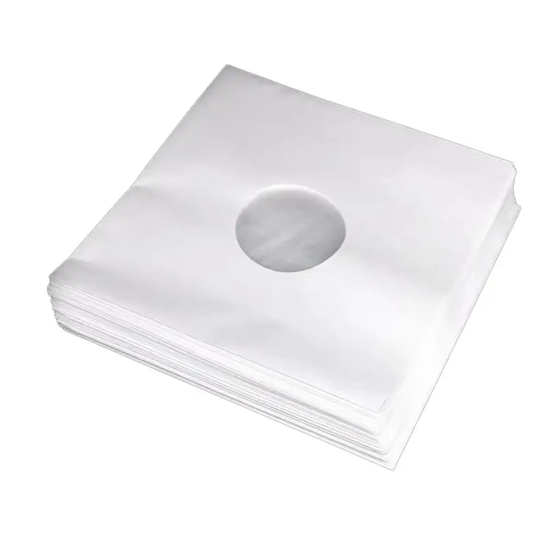 【recomendar】protective-inner-7-inch-vinyl-record-sleeves-40pcs-with-center-hole-for-ep-storage-and-vinyl-for-ep-container