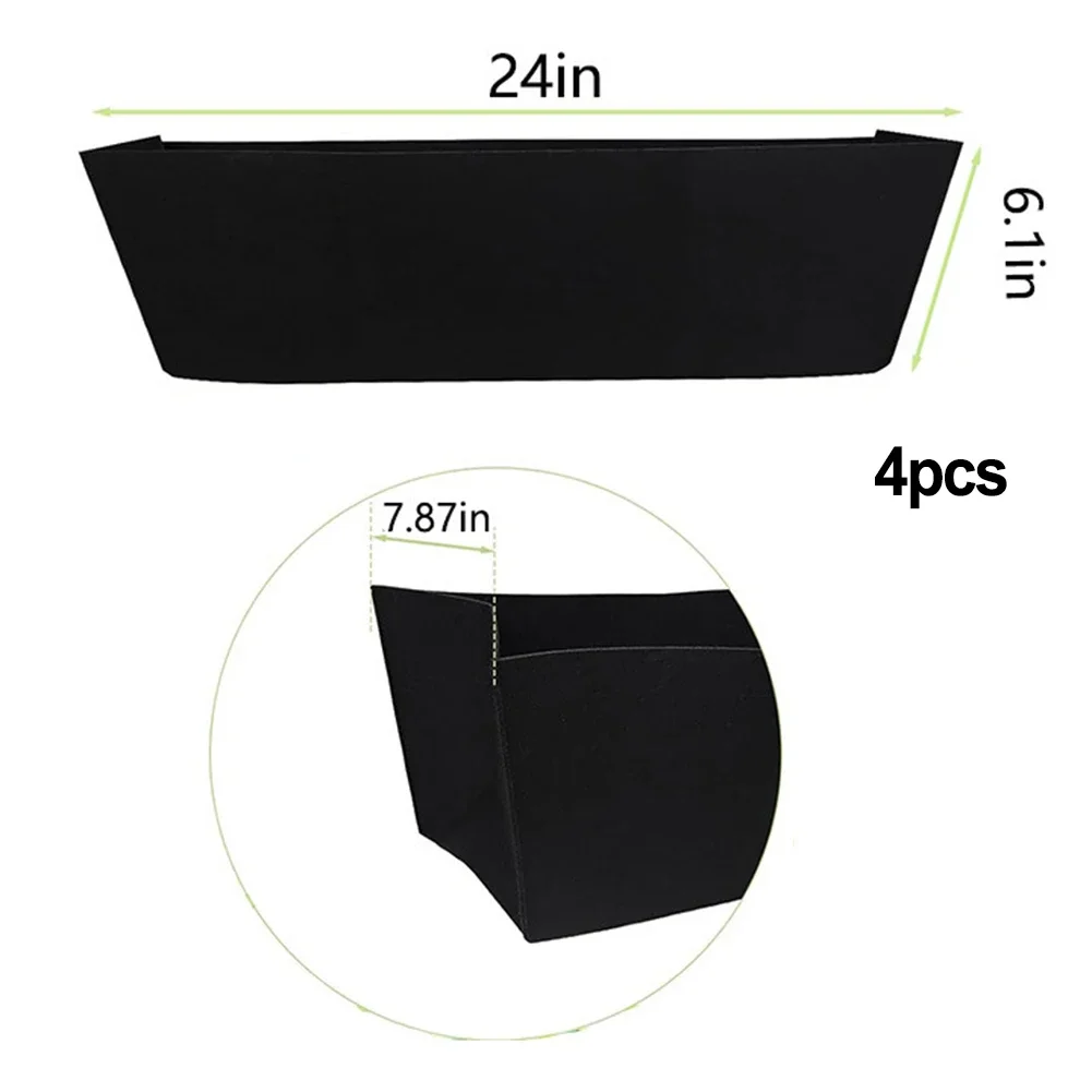 Multi Season Usage 4pcs Felt Replacement Coconut Liner for Garden Wall Hanging Planters Cost Effective Solution