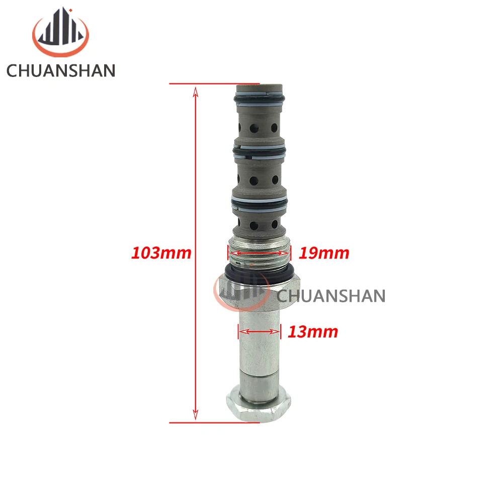 

7073898 SV10-41-0-N-00 Excavator Parts For XCMG 60 65 80 150 210 Lovol Pilot Electromagnetic Valve Core