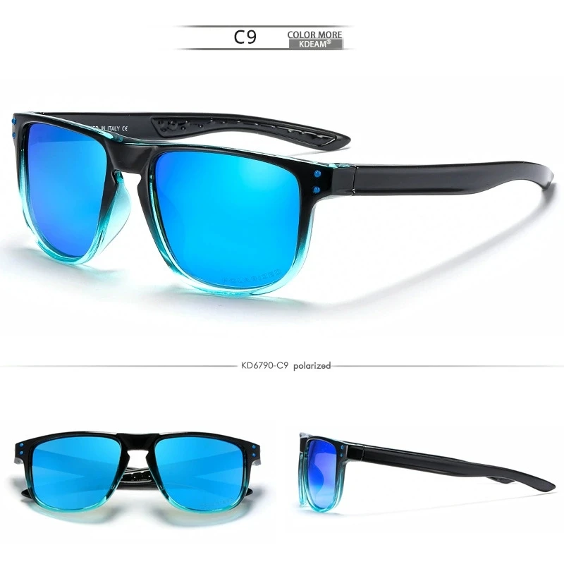 KDEAM 2025 موضة جديدة الرياضة الاستقطاب قصر النظر النظارات الشمسية الرجال نظارات نسائية وصفة طبية البصريات في الهواء الطلق نظارات -0.50 إلى -6.0