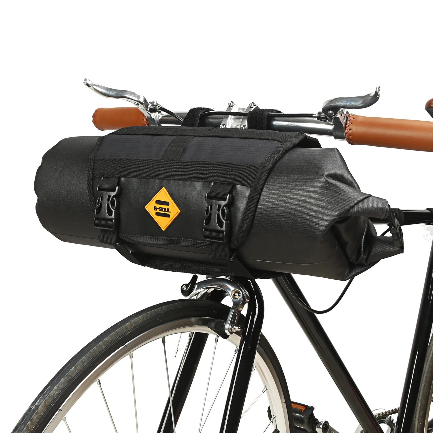 2022 New Bicycle Handlebar Bag Folding Bike Head Bag Mountain Bike Black Waterproof Bicycle Bag