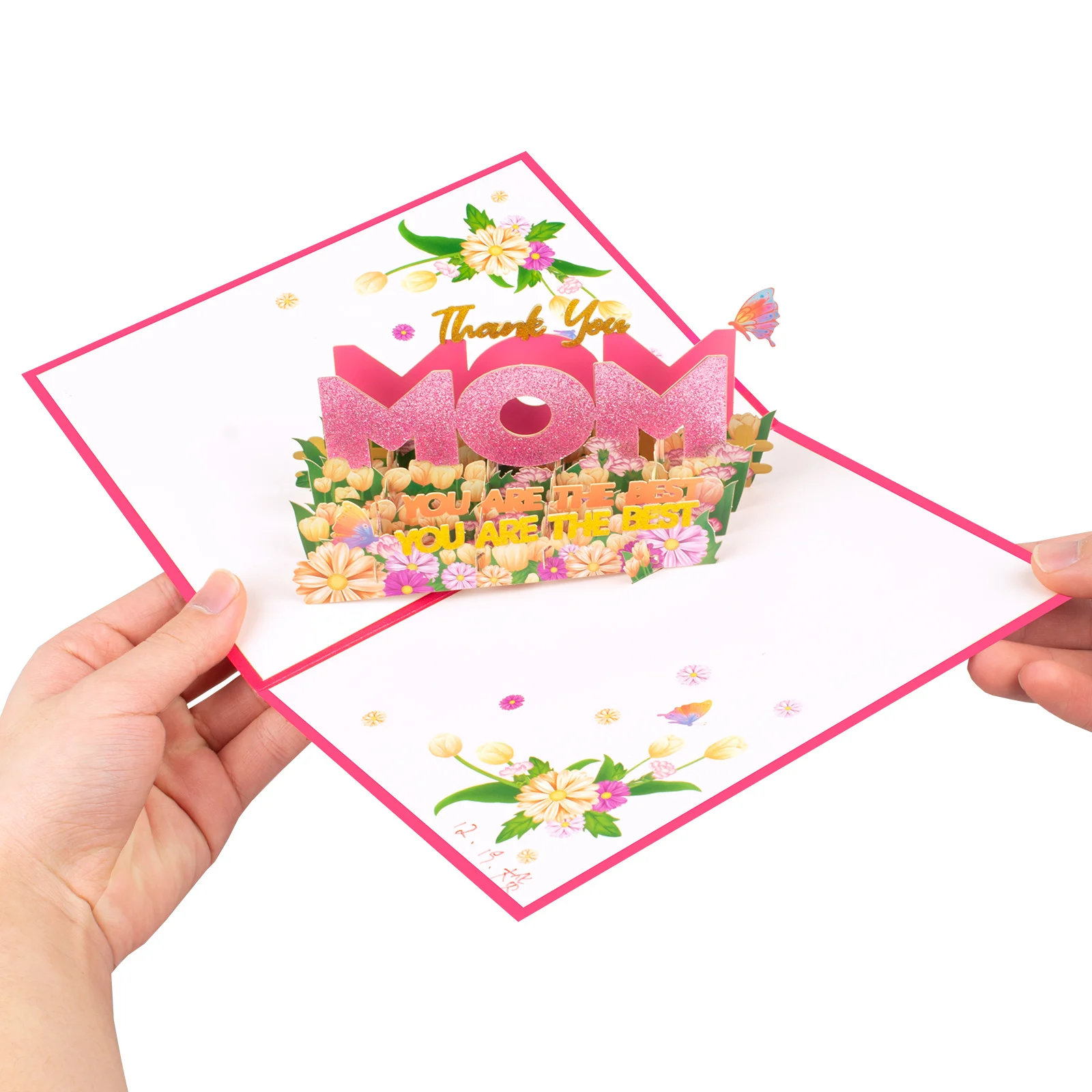 Cartes 3D Pop Up pour fête des mères, bouquet floral, cartes de vministériels x, fleurs pour femme spinale, anniversaire, sympathie, bien se faire