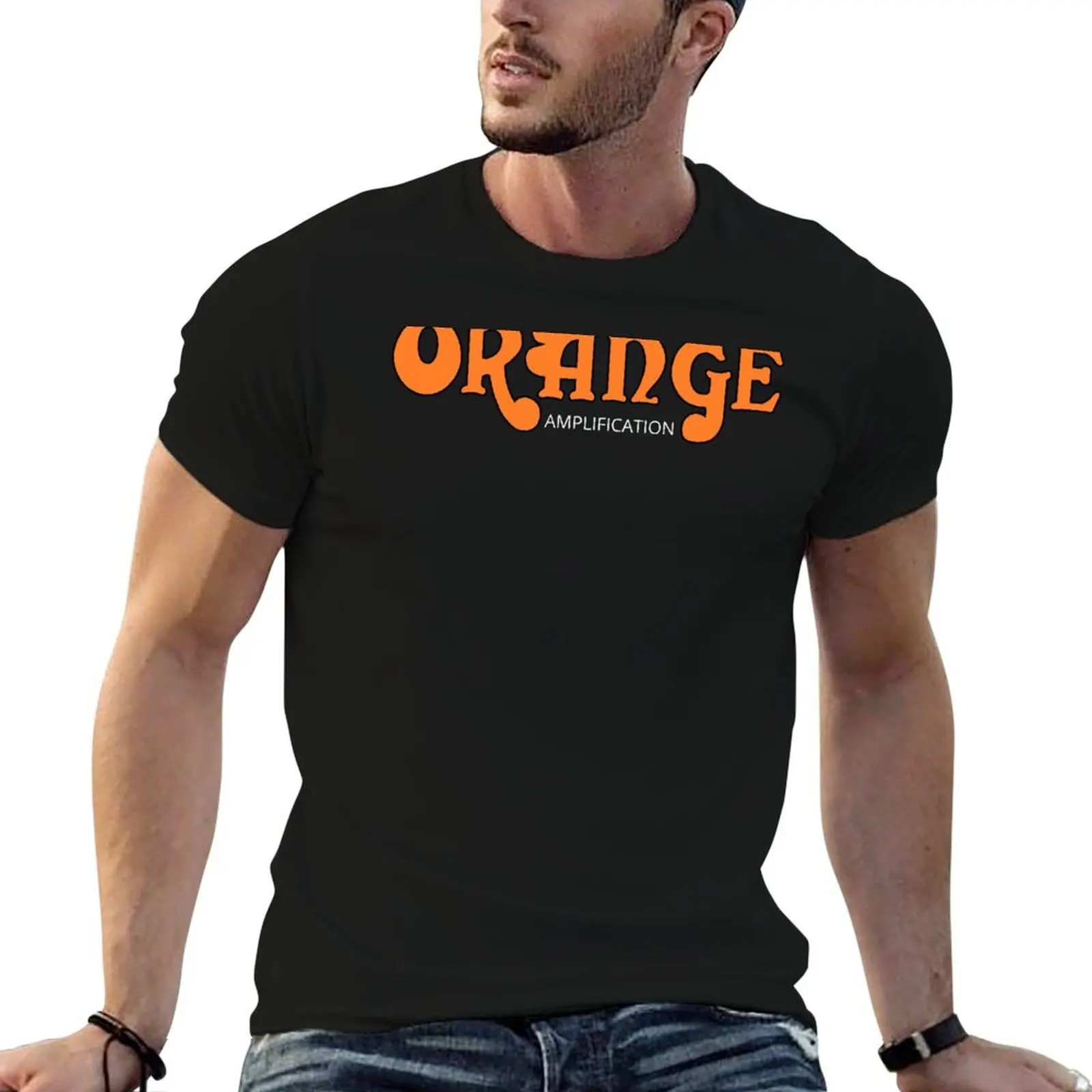 Orange Amplification T-Shirt Soft Lightweight Cotton T-Shirt