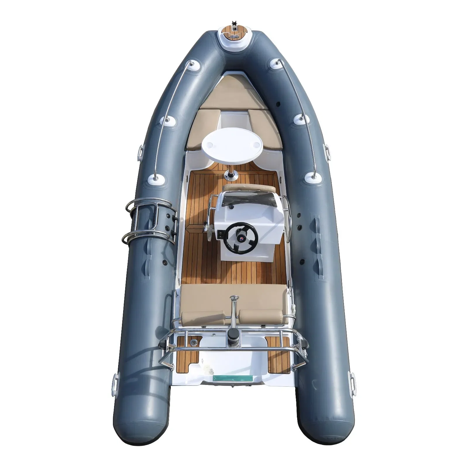 17feet Luxury Rib520 Rigid Hull Inflatable Boats Motor Speed Fishing Sport Rib Recreational Boat for Sale