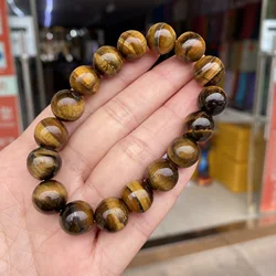 Natural Stone 6/8/10/12mm Beads Tiger Eye Bracelet Classic Men Women Buddha Bracelets Minimalist Yoga Healing Meditation Jewelry