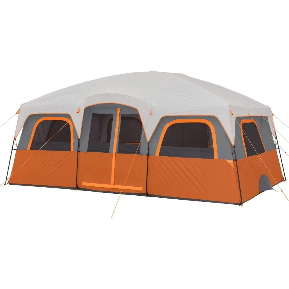 12 Person Tent Large Multi Room Tent for Family with Storage Pockets for Camping Accessories Portable Huge Tent with Carry Bag