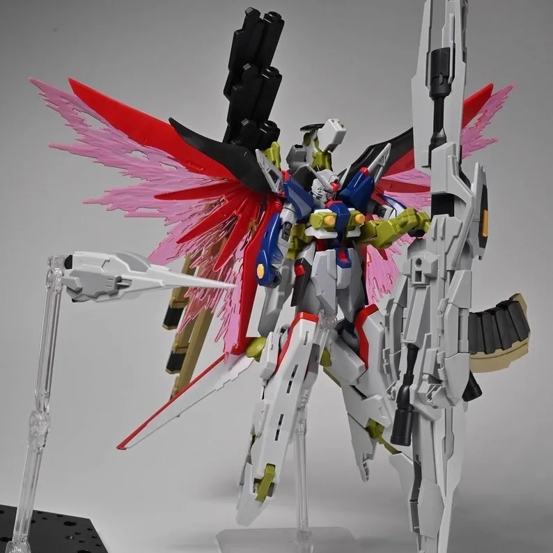 متوفر في المخزون Gaogao Hg 1/144 Destiny Spec2 Zeus صورة ظلية تجميع أطقم منمذجة عمل الشكل روبوت نموذج بلاستيكي اللعب تحصيل