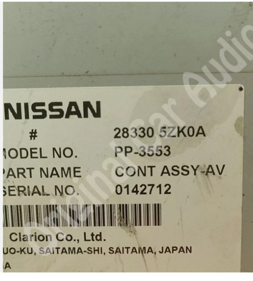 2018 - 21 Ricevitore radio lettore CD OEM AM FM XM