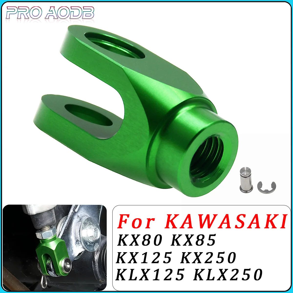 

Motorcycle Rear Brake Clevis For Kawasaki KX80 KX85 KX100 KX125 KX250 KLX125 KLX150S KLX250 For Suzuki RM80 RM85 RM125 RM250