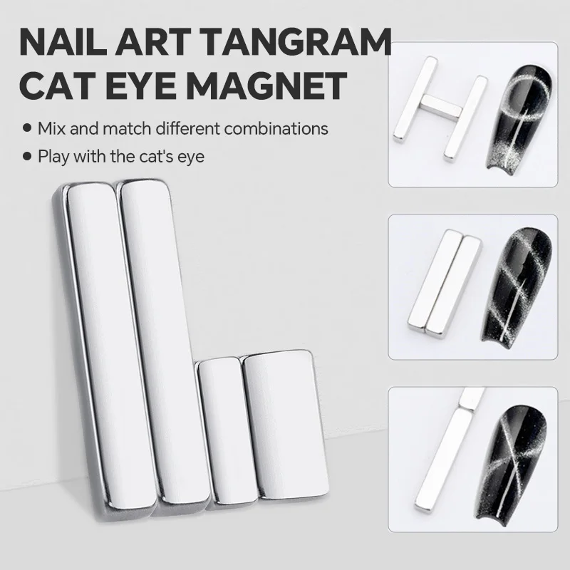 Palo magnético 3D para decoración de uñas, esmalte de Gel UV multifuncional súper fuerte, efecto de brillo de luz de nieve, herramientas de diseño de manicura