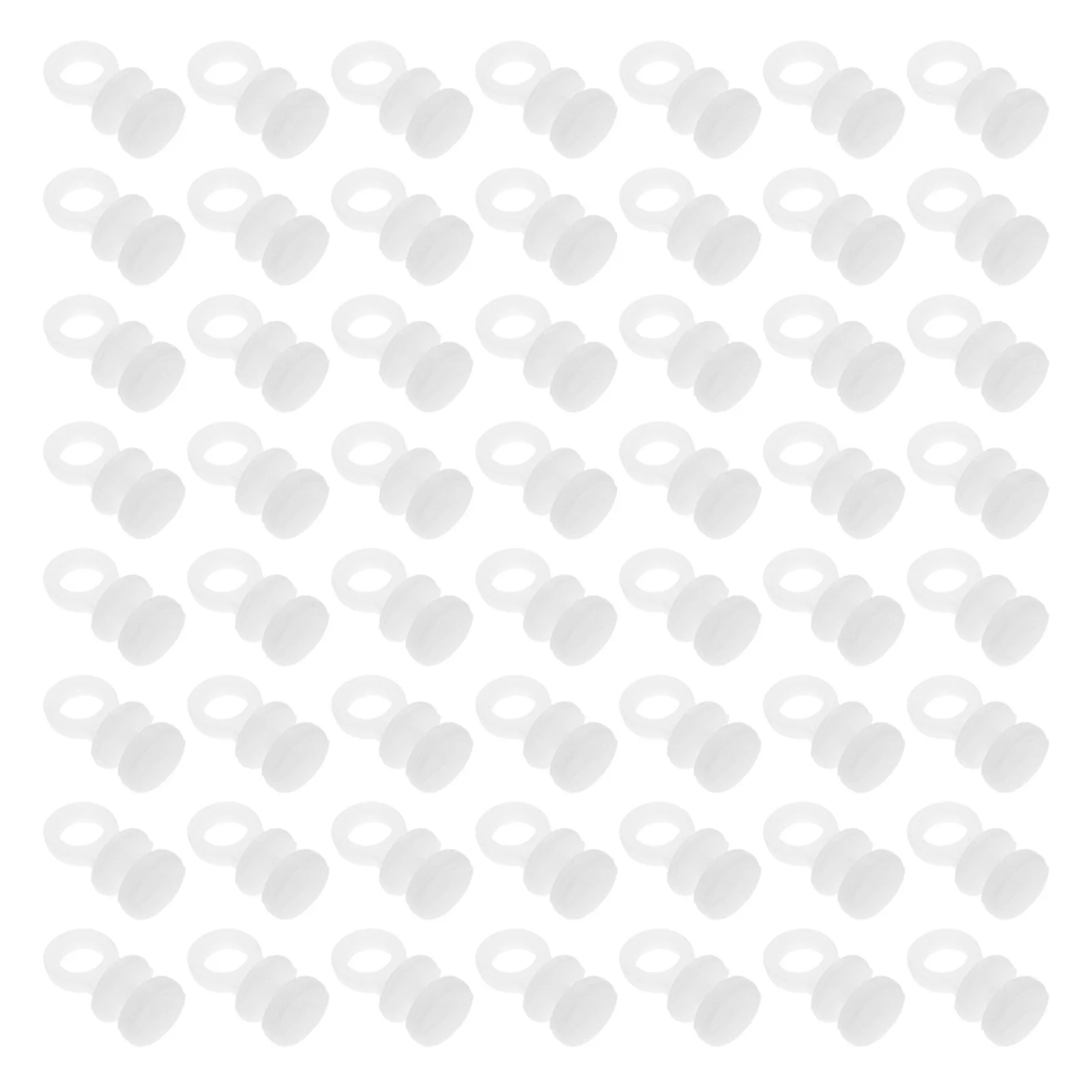 

100Pcs Plastic Curtain Track Rollers Quiet Silent Curtain Wheels Heavy Duty Sliding Gliders for Home Office Hotel