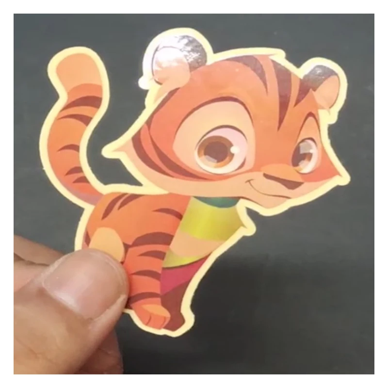 Transparante Sticker Label Voor Full Color Custom Afdrukken