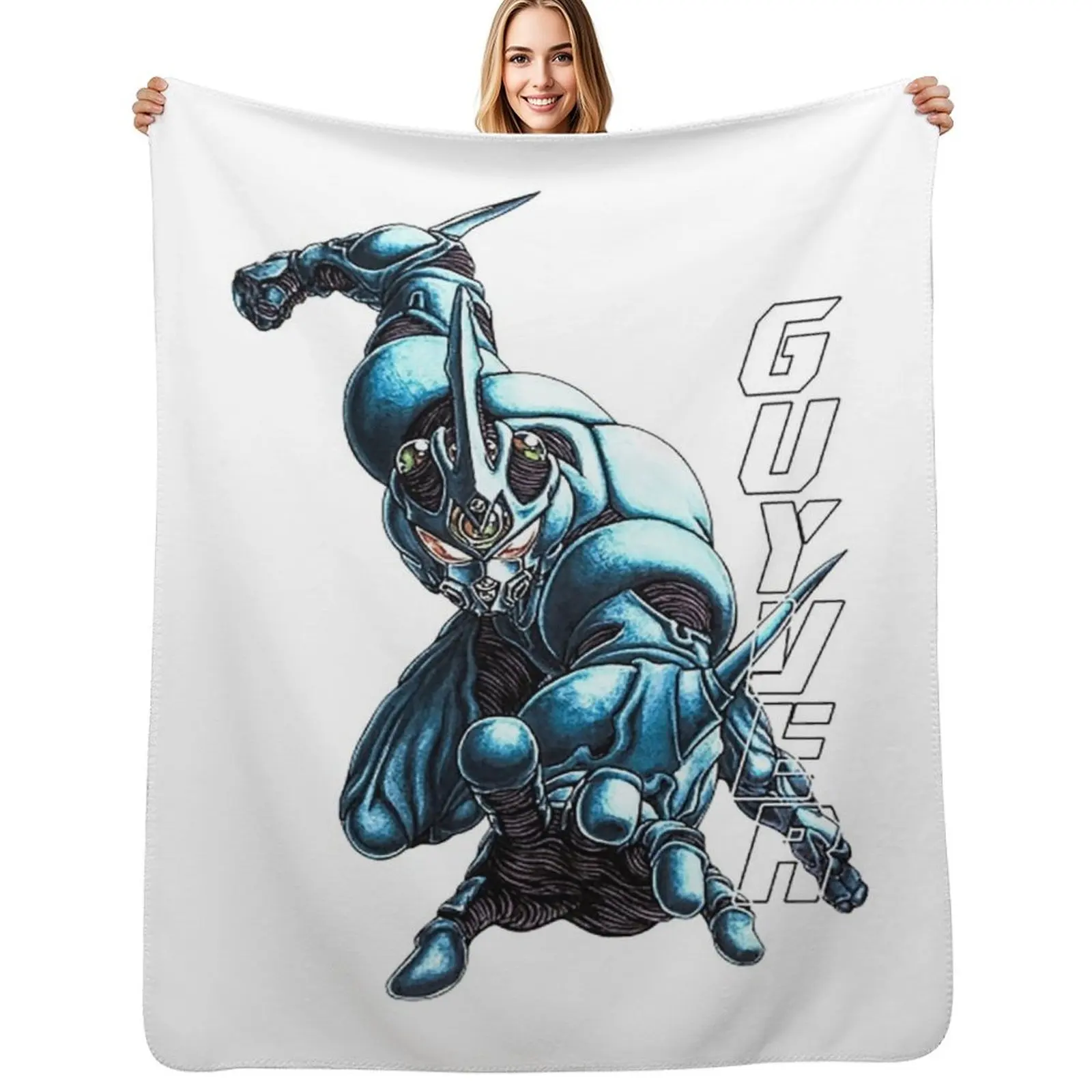 

Guyver T-ShirtBioboosted and ready Throw Blanket Luxury Thicken Cute Plaid Furrys Hair Blankets