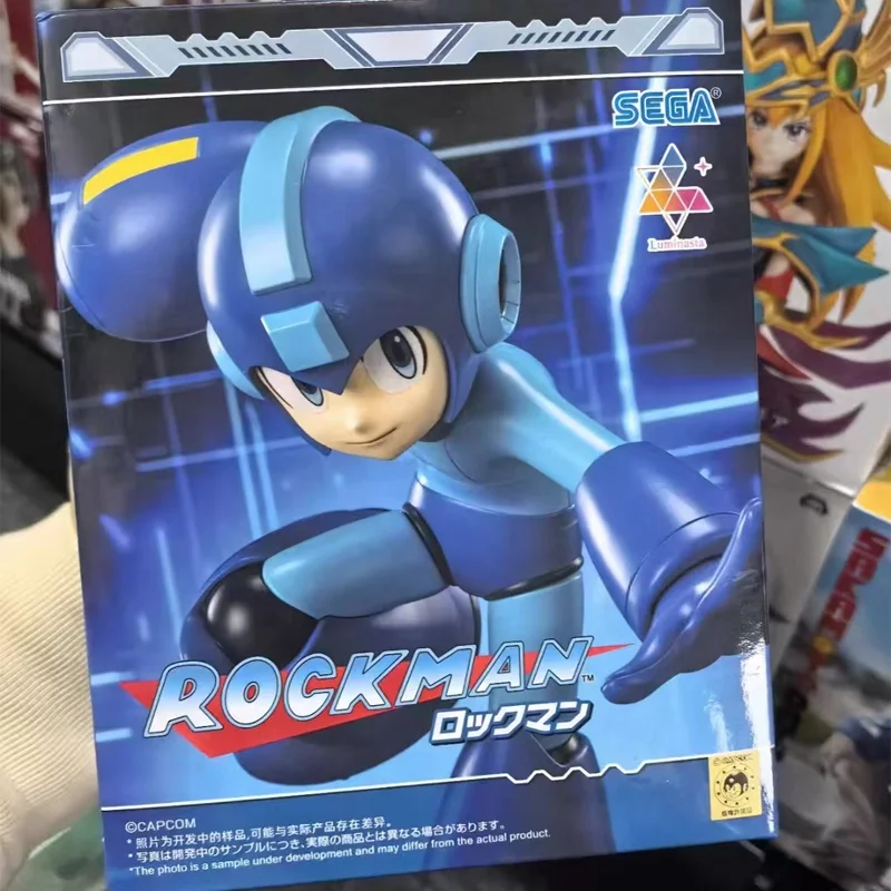 

SEGA оригинал в наличии аниме фигурка Luminasta Megaman Rockman коллекции фигурка игрушки из ПВХ модель куклы подарок