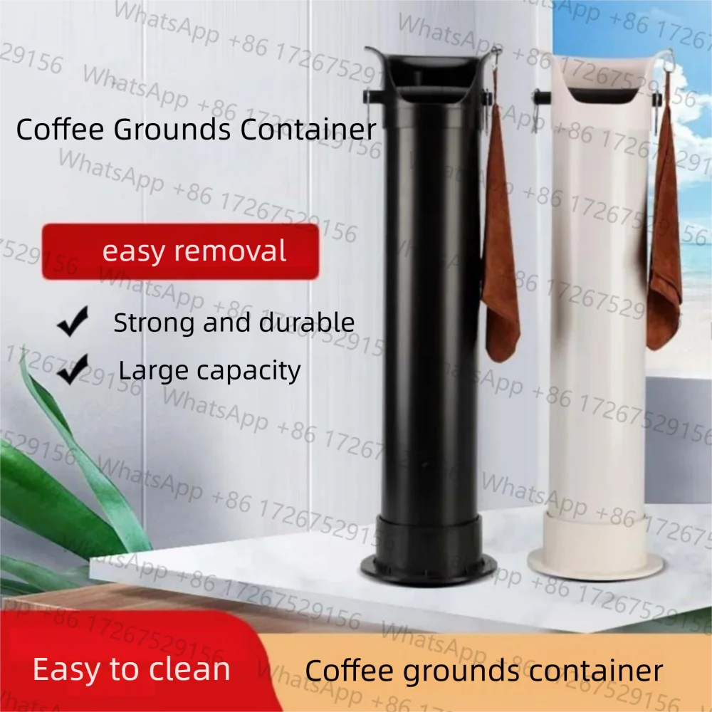 High Capacity Coffee Knock Box Durable Detachable Removable Lid Coffee Grounds Container Easy To Clean Coffee Crusher Bucket