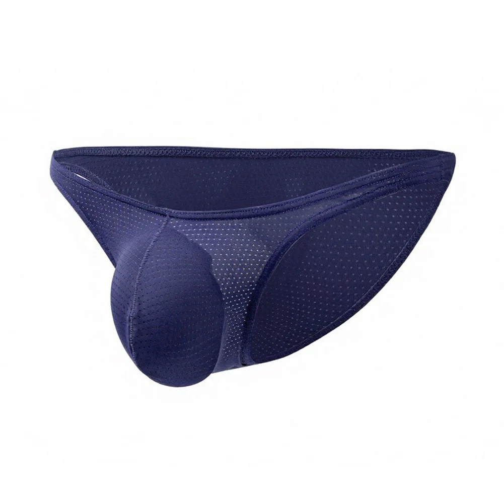 Men's Briefs Underwear Bulge Pouch Low-Waist Underpants Mesh Breathable  Jock Strap Panties Bottom Erotic Hombre Male Lingerie